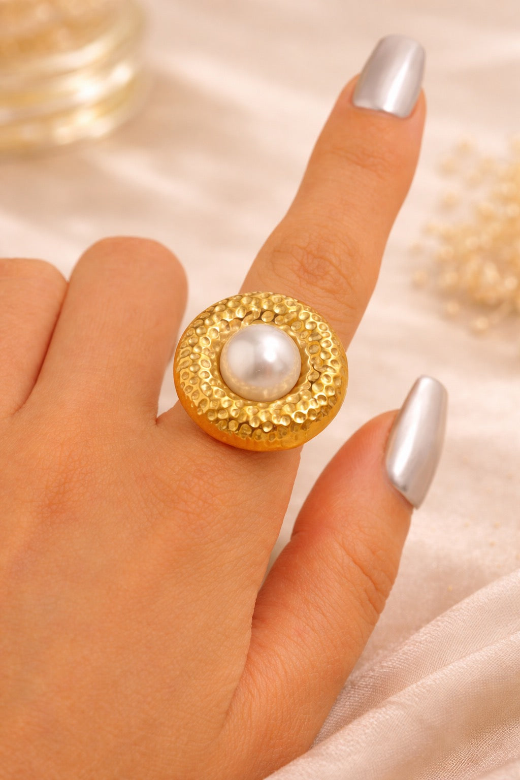 Solara Pearl Ring