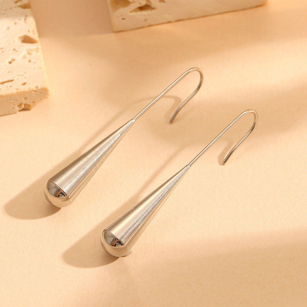Elysian Teardrop Silver Earrings