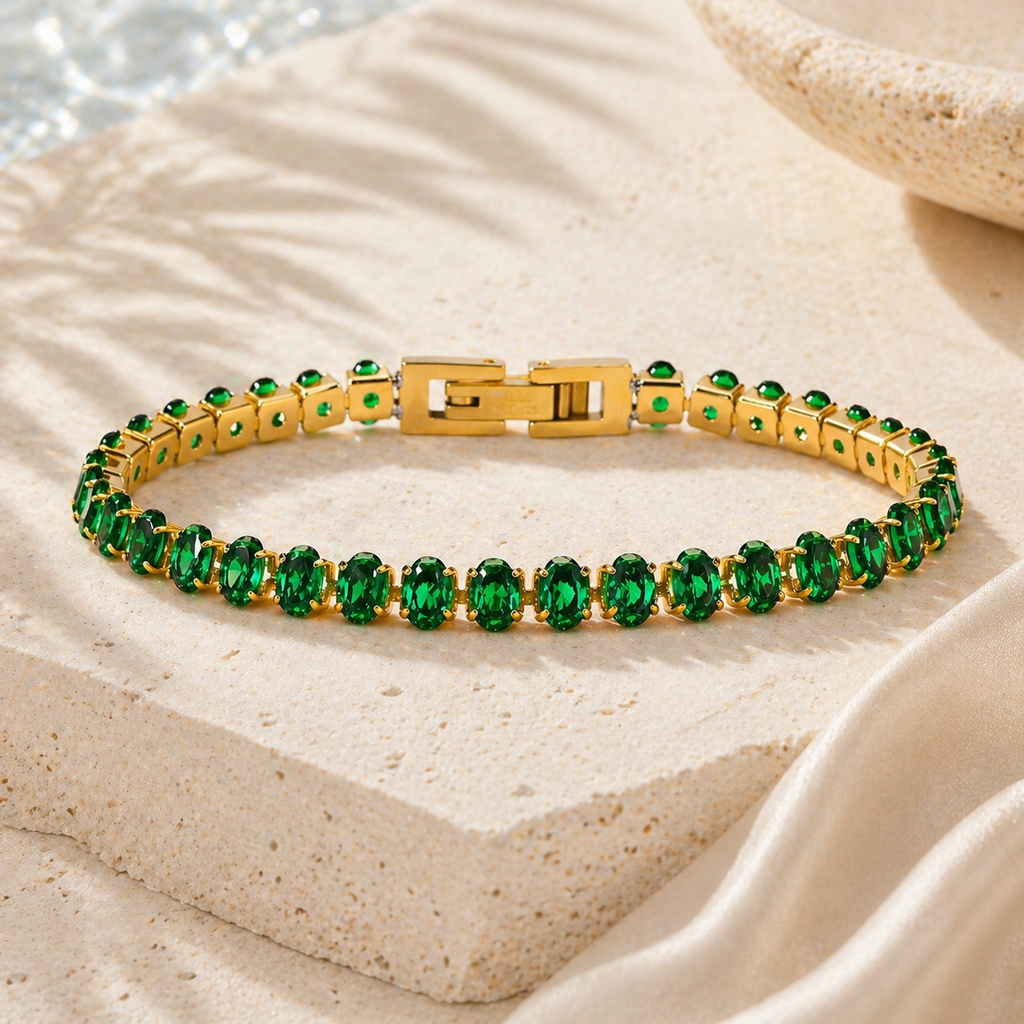 Emerald Glow Bracelet