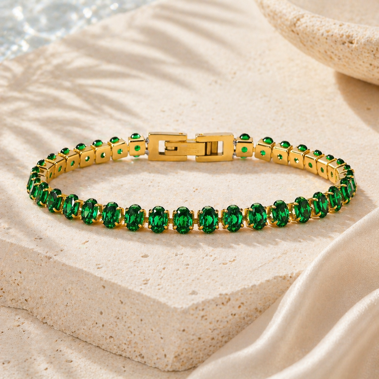 Emerald Glow Bracelet