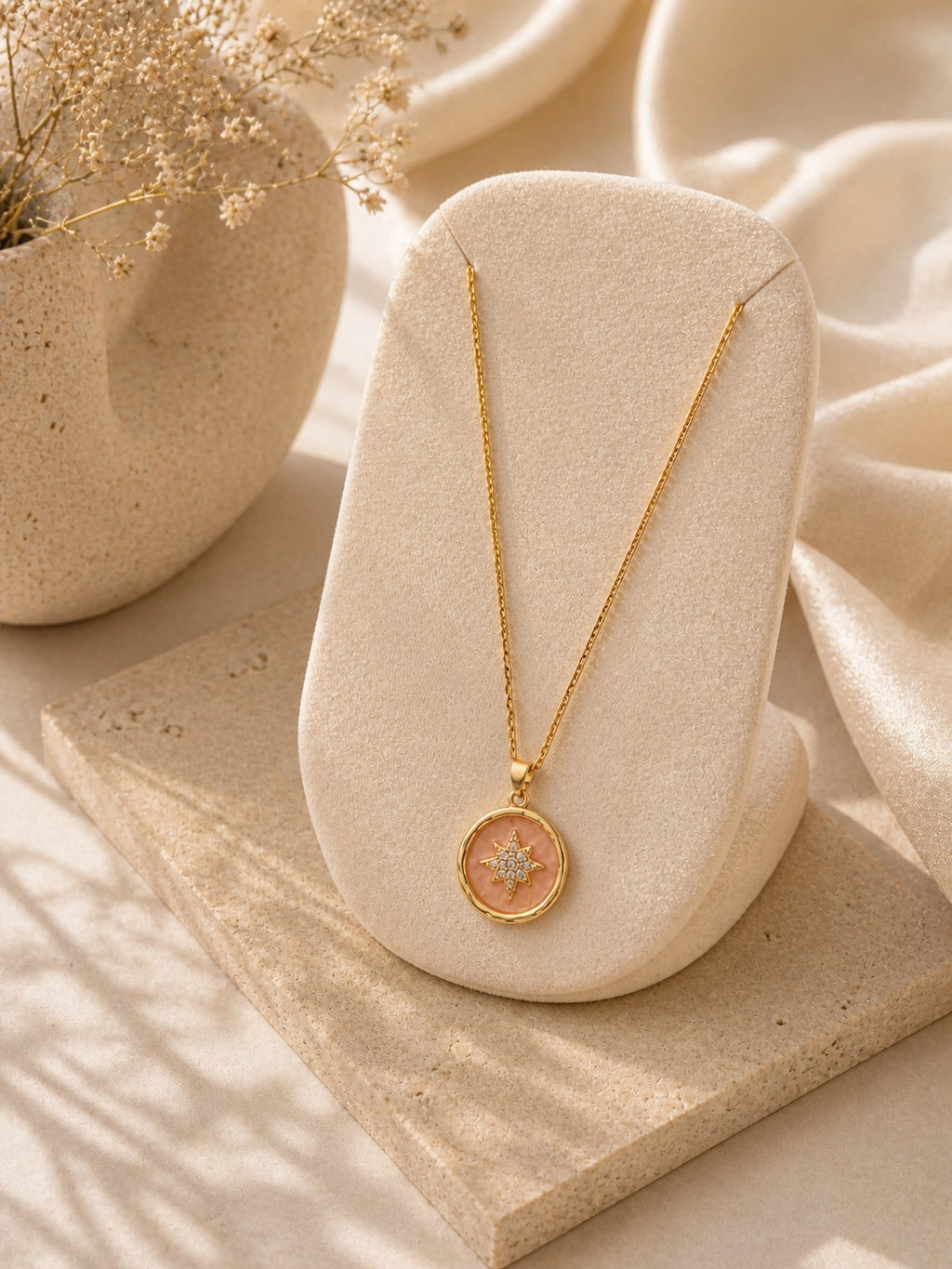 Blush Star Necklace
