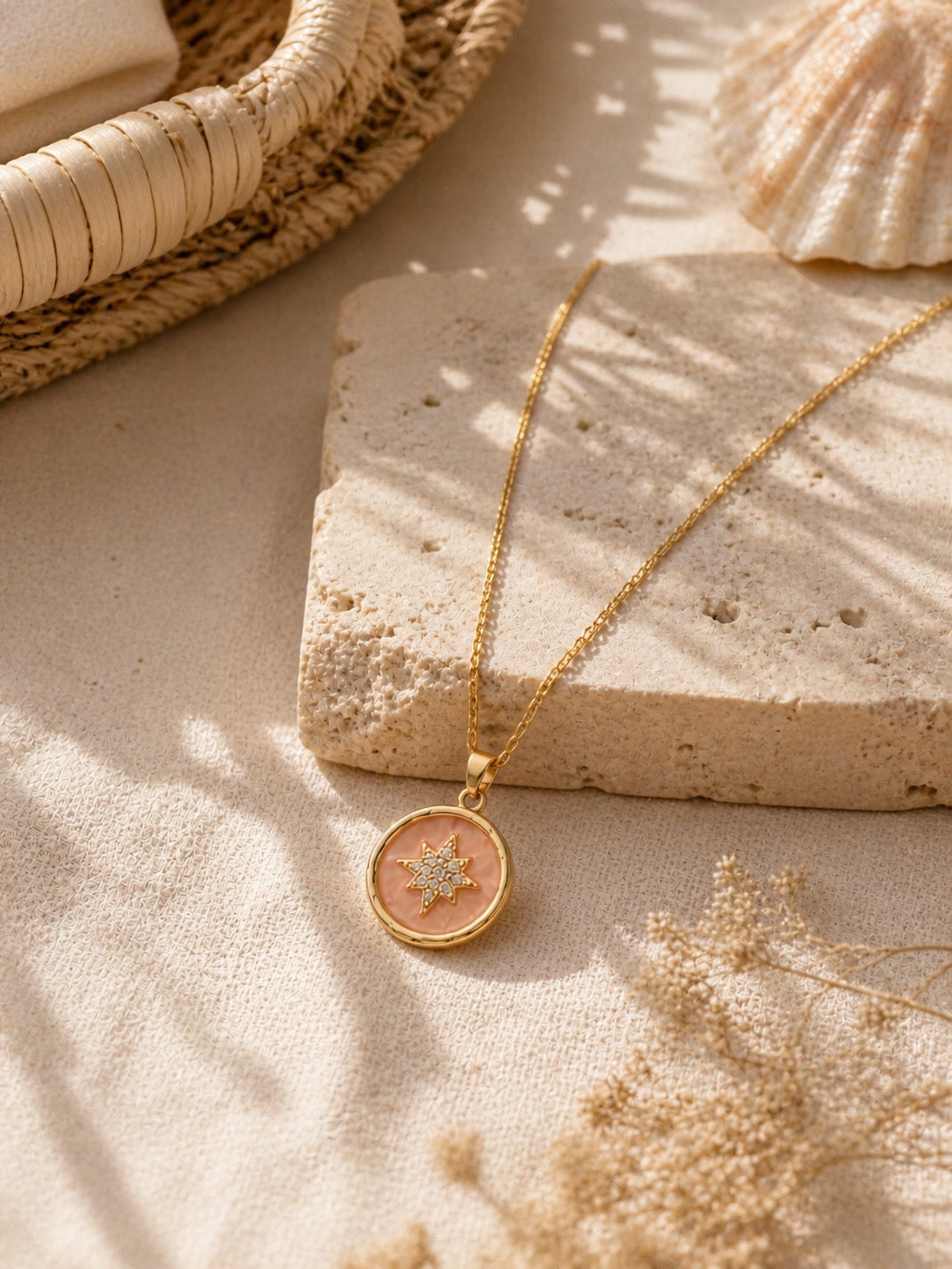 Blush Star Necklace
