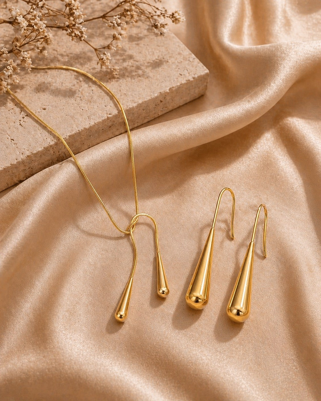 Elysian Teardrop Golden Set